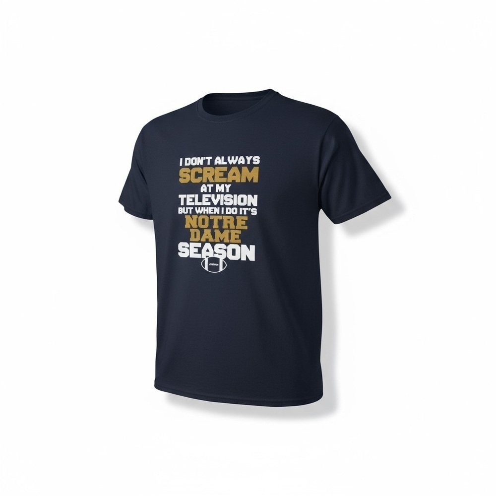 Notre Dame Fighting Irish Graphic Tee | Unisex Fan Shirt | Size (xl)
